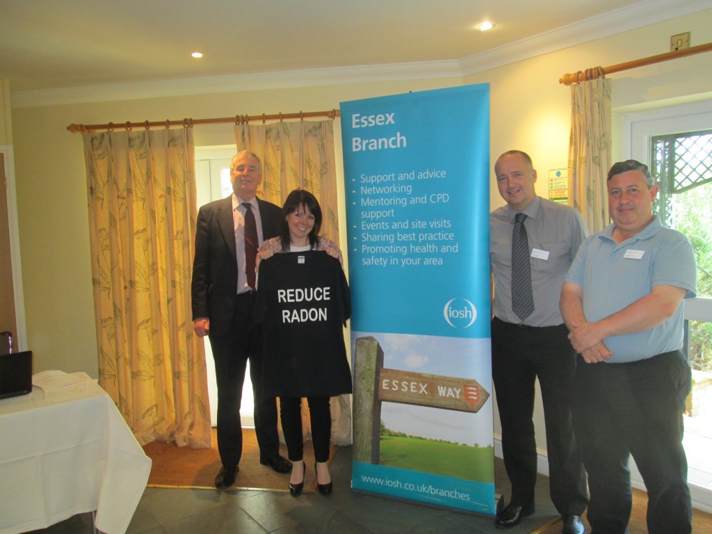 Reduce Radon Message Promoted by IOSH Essex